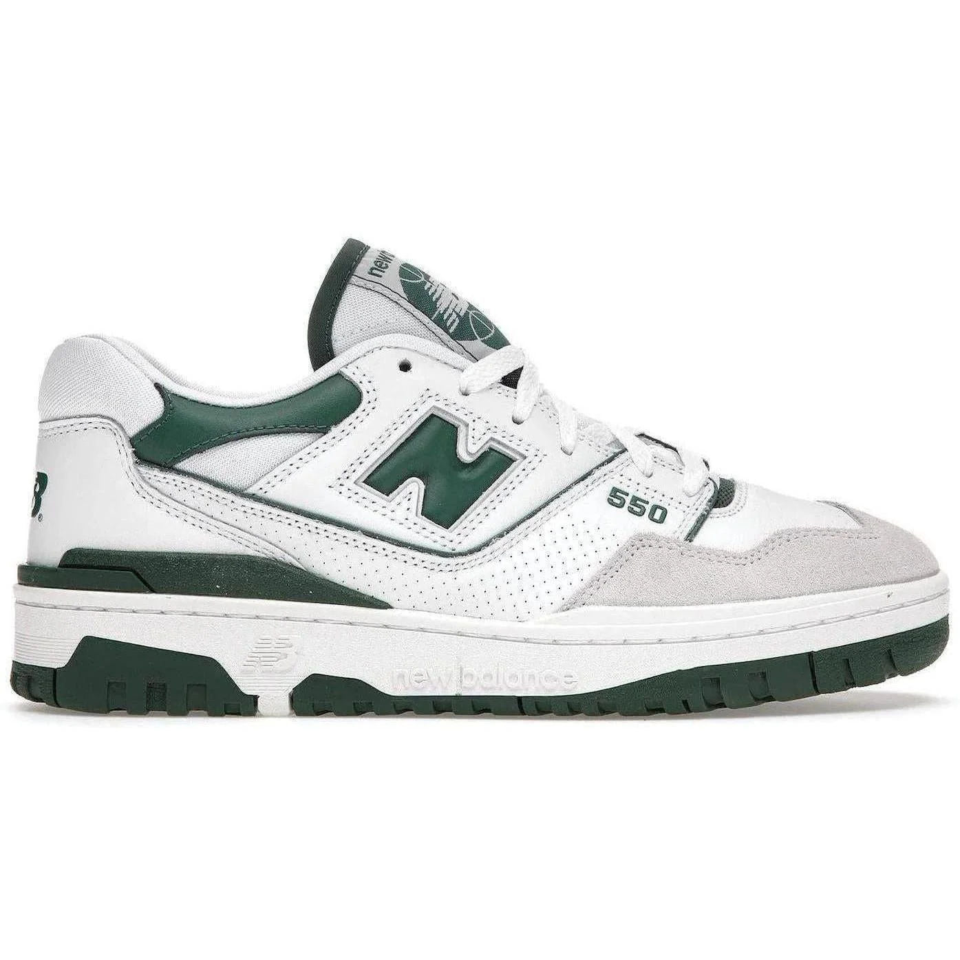 New Balance 550 White Green Kids