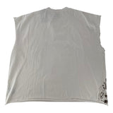 Satoshi Globe of Death Vintage Cutoff Tee White