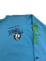 Chrome Hearts x Matty Boy Brain New Crewneck Sweatshirt Blue
