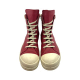 Rick Owens Lido Ramones High Top Red Milk SS24