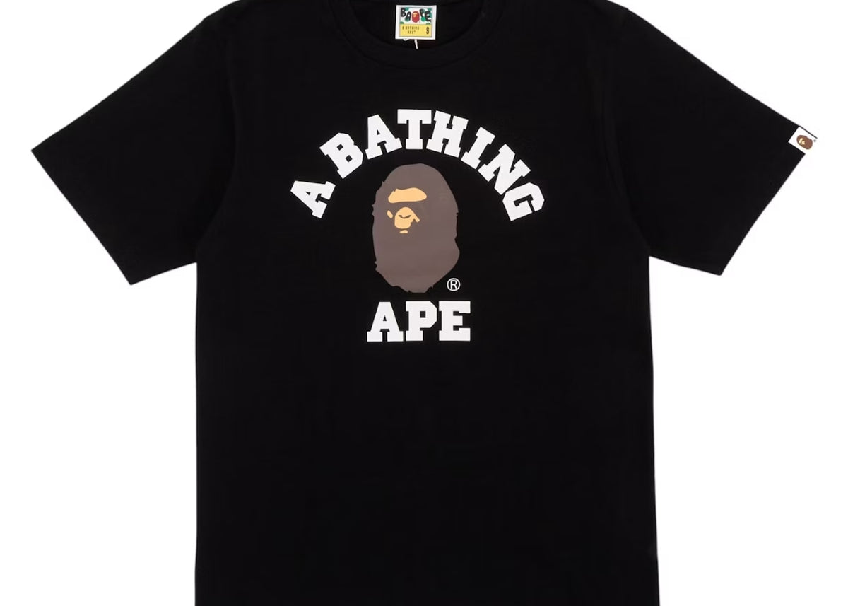 BAPE College Tee Black