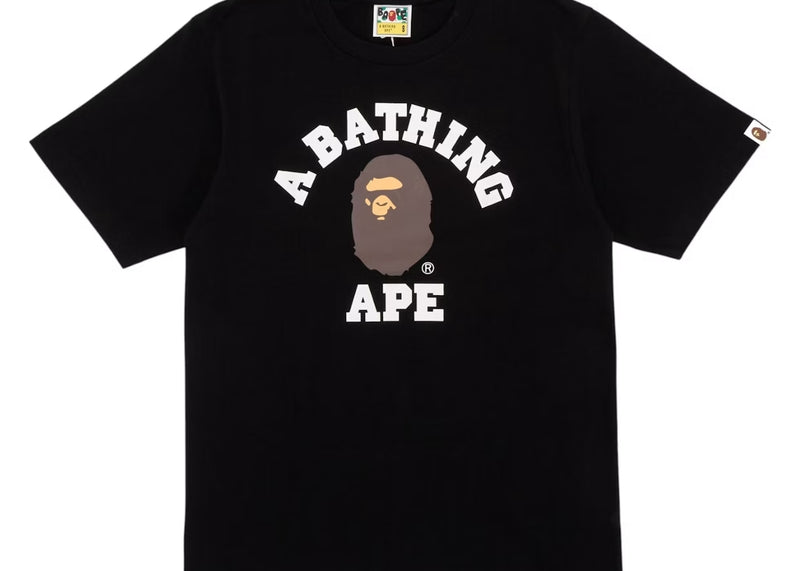 BAPE College Tee Black