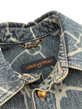 Louis Vuitton Barb Wire Monogram Denim Shirt