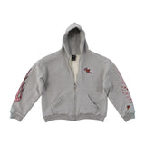 Matty Boy Anti Promo Sadistic Thermal Zip-Up Grey