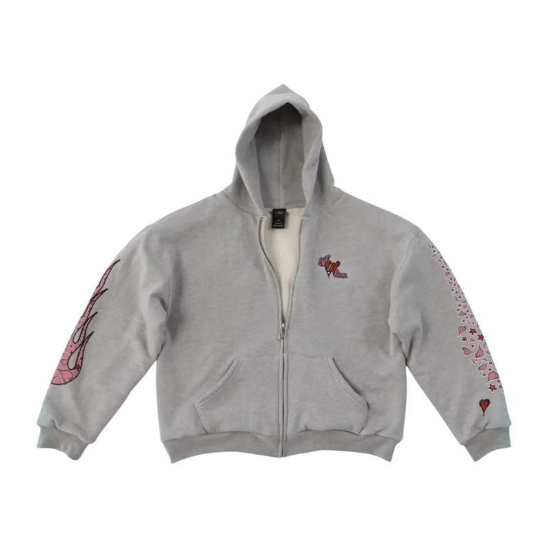 Matty Boy Anti Promo Sadistic Thermal Zip-Up Grey