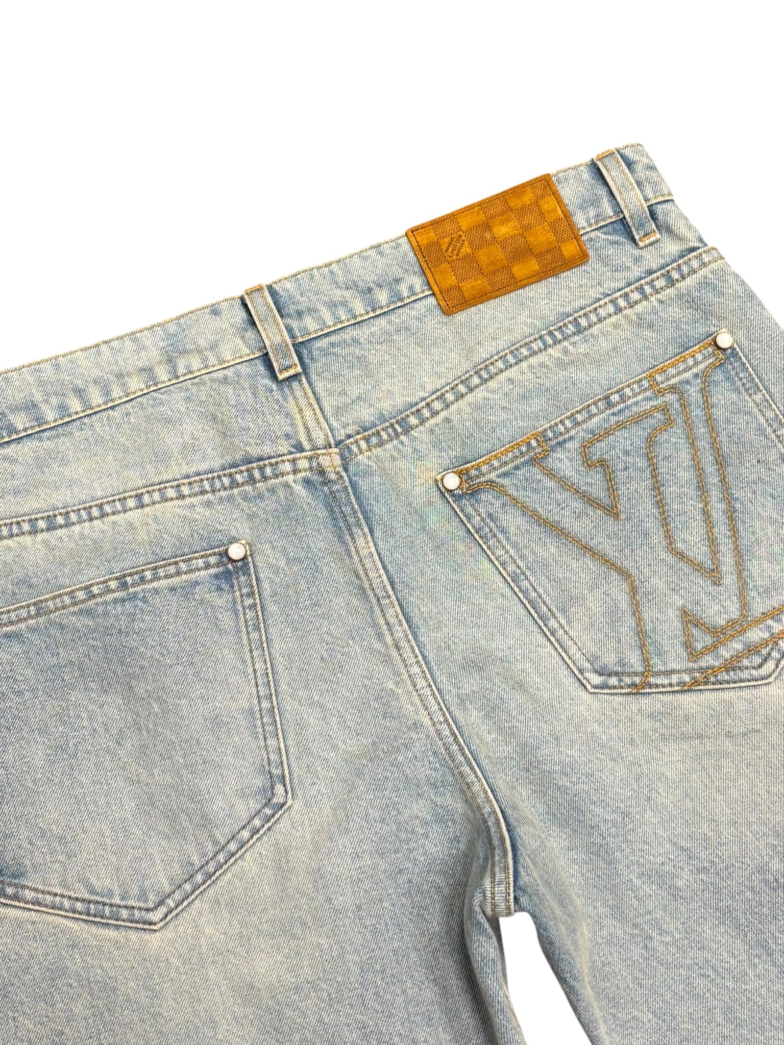 Louis Vuitton Flared Fit Denim Pants