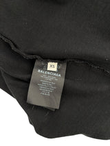 Balenciaga Color Logo Paris Tee Black