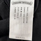 Chrome Hearts Scroll Logo Tee Black