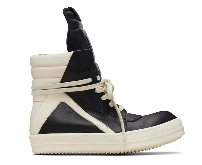 Rick Owens Black Temple Geobasket Sneakers