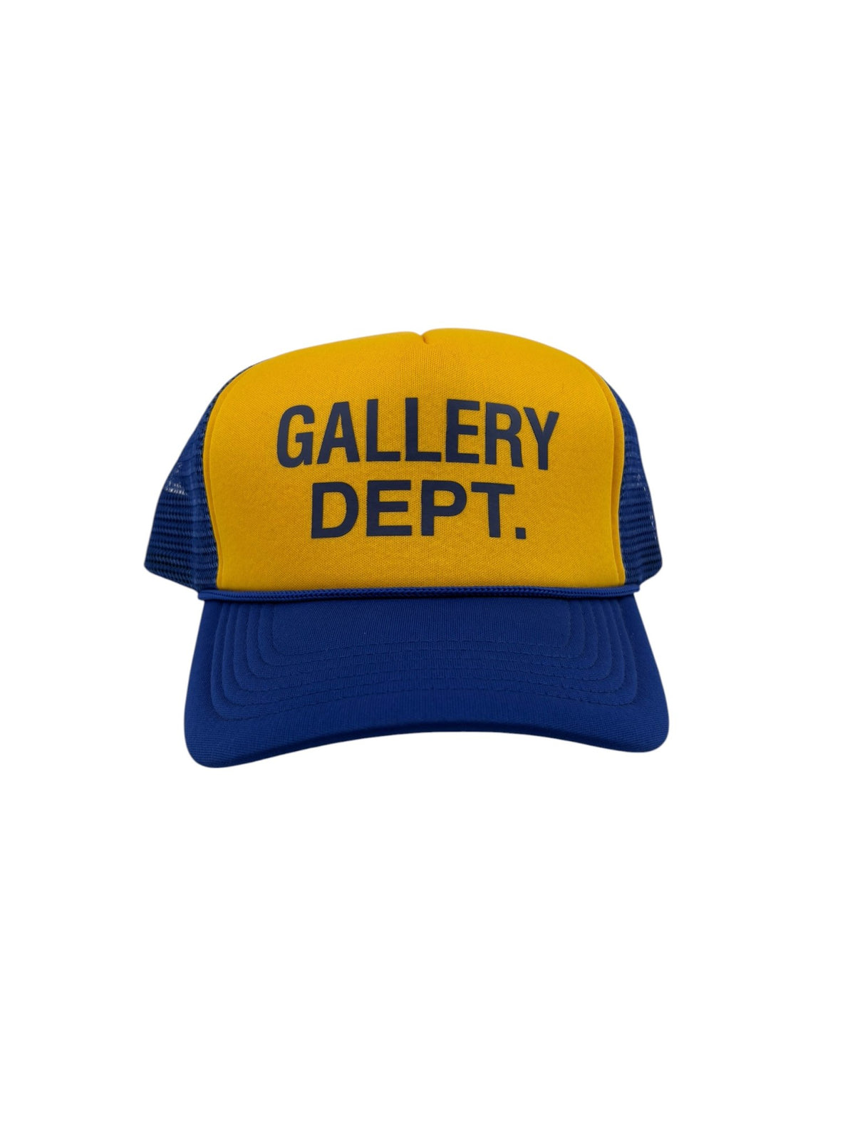 Gallery Dept. Logo Trucker Hat Blue Yellow