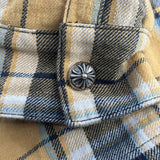Chrome Hearts Padded Flannel Shirt Yellow