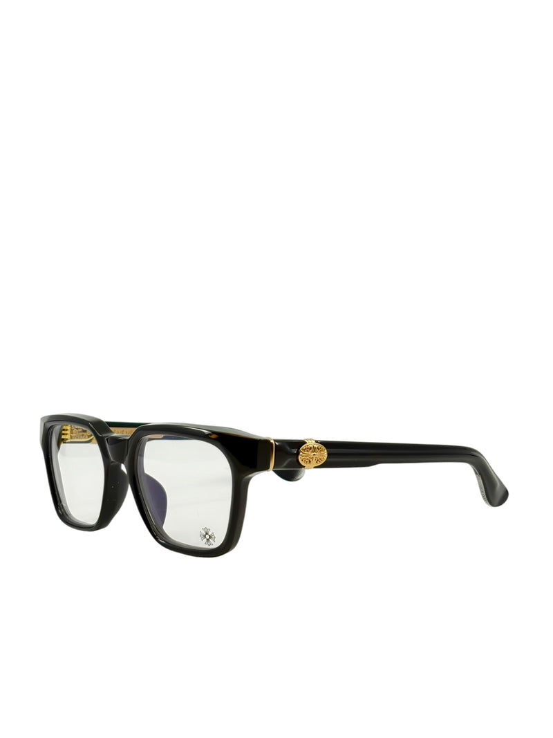 Chrome Hearts Celibussy Glasses Gold & Black