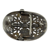 Chrome Hearts Silver Oval Cross Buckle