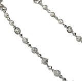 Starchain Planet Wallet Chain Stone Silver/White