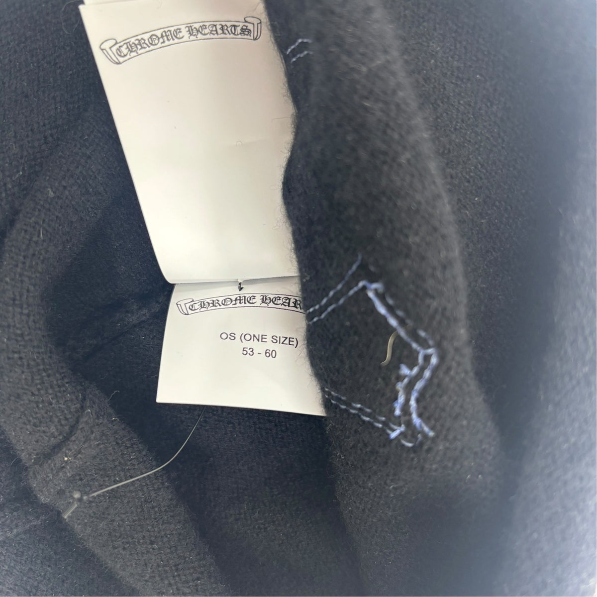Chrome Hearts Triple Cross Beanie Black/Blue