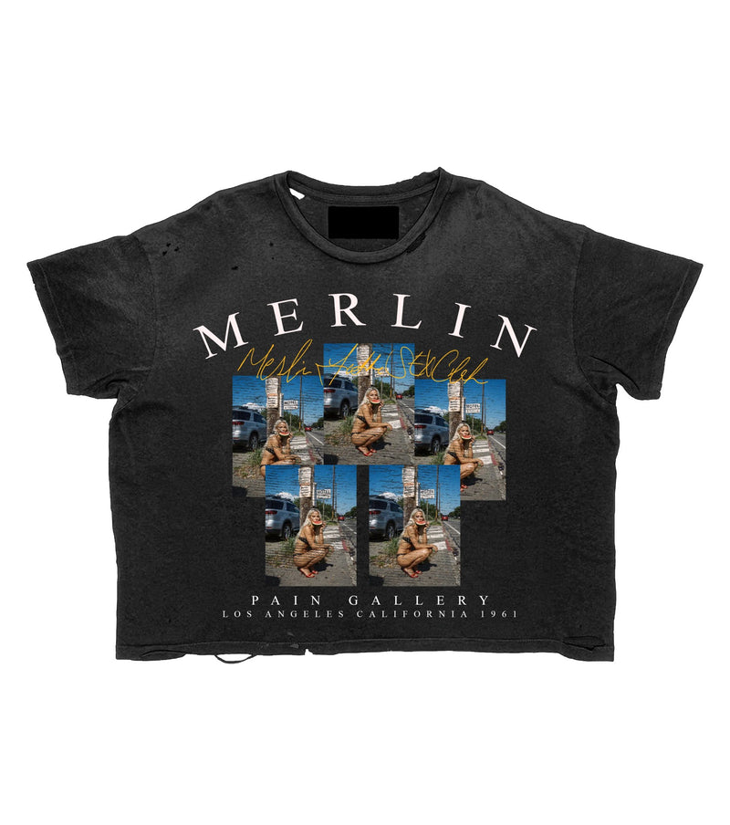 Merlin Pain Gallery Tee Black