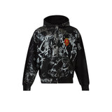 Balenciaga Skater Zip-Up Hoodie Black
