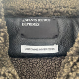 ERD Shearling Leather Jacket Black