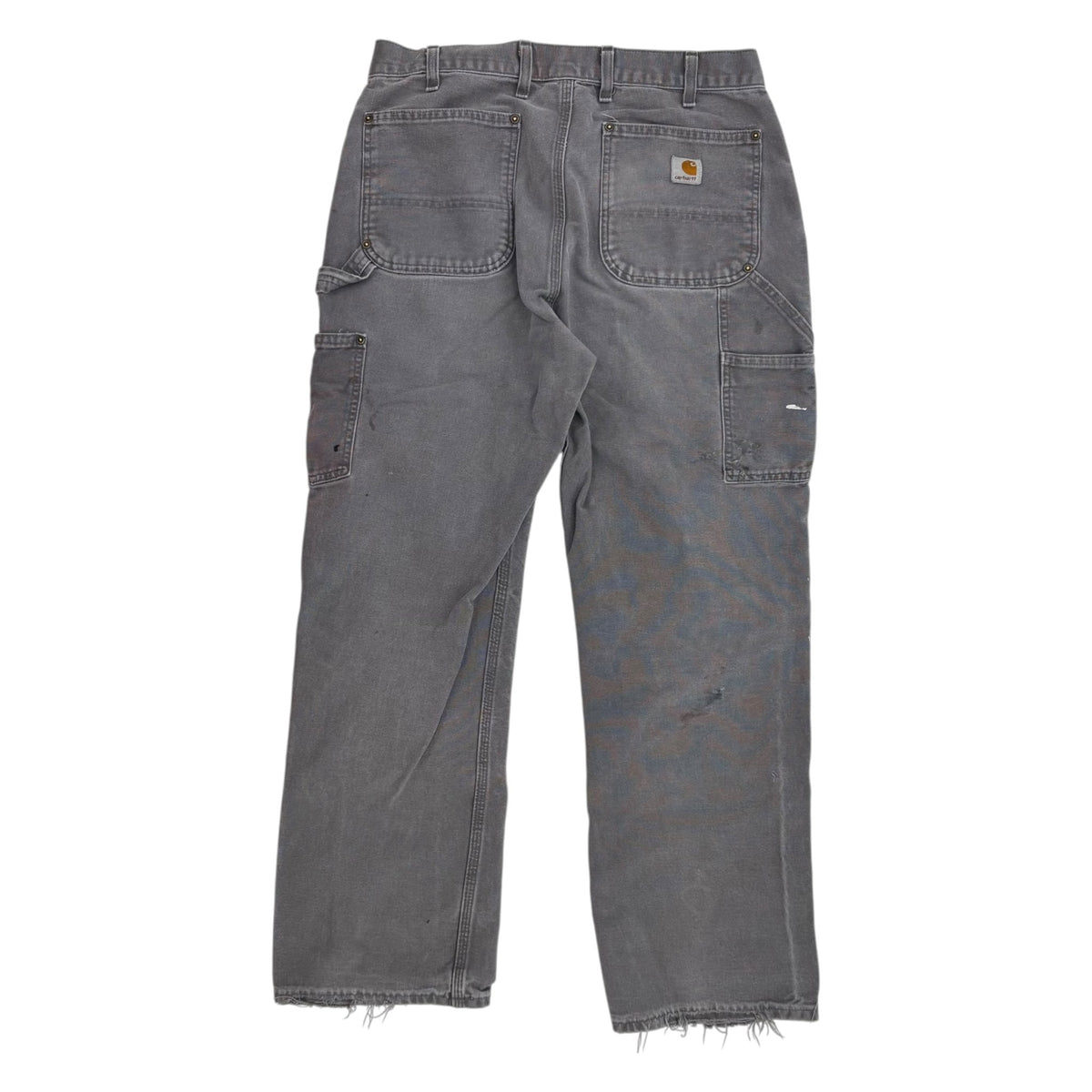 Carhartt Distressed Double Knee Carpenter Pants Grey