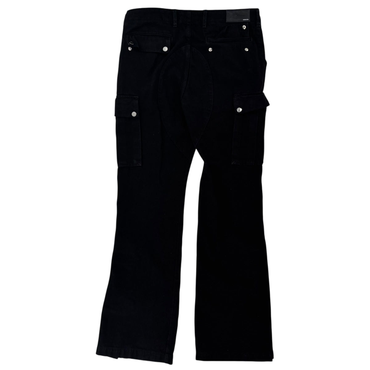 Amiri Wide Leg Cargo Pants Black