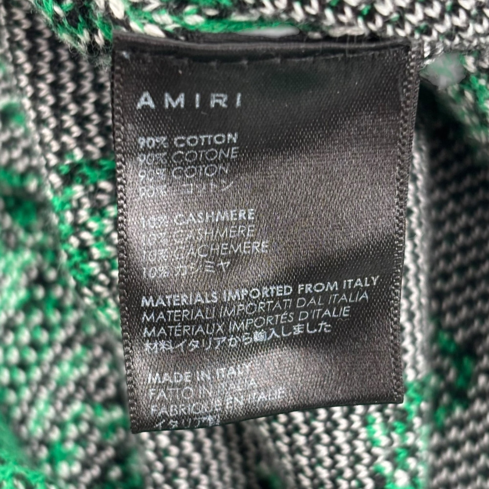 Amiri Bandana B-Ball Shorts Green