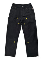 Le Banni Double Knees Black Pants