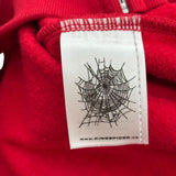 Sp5der Angel Number Zip Hoodie Merlot