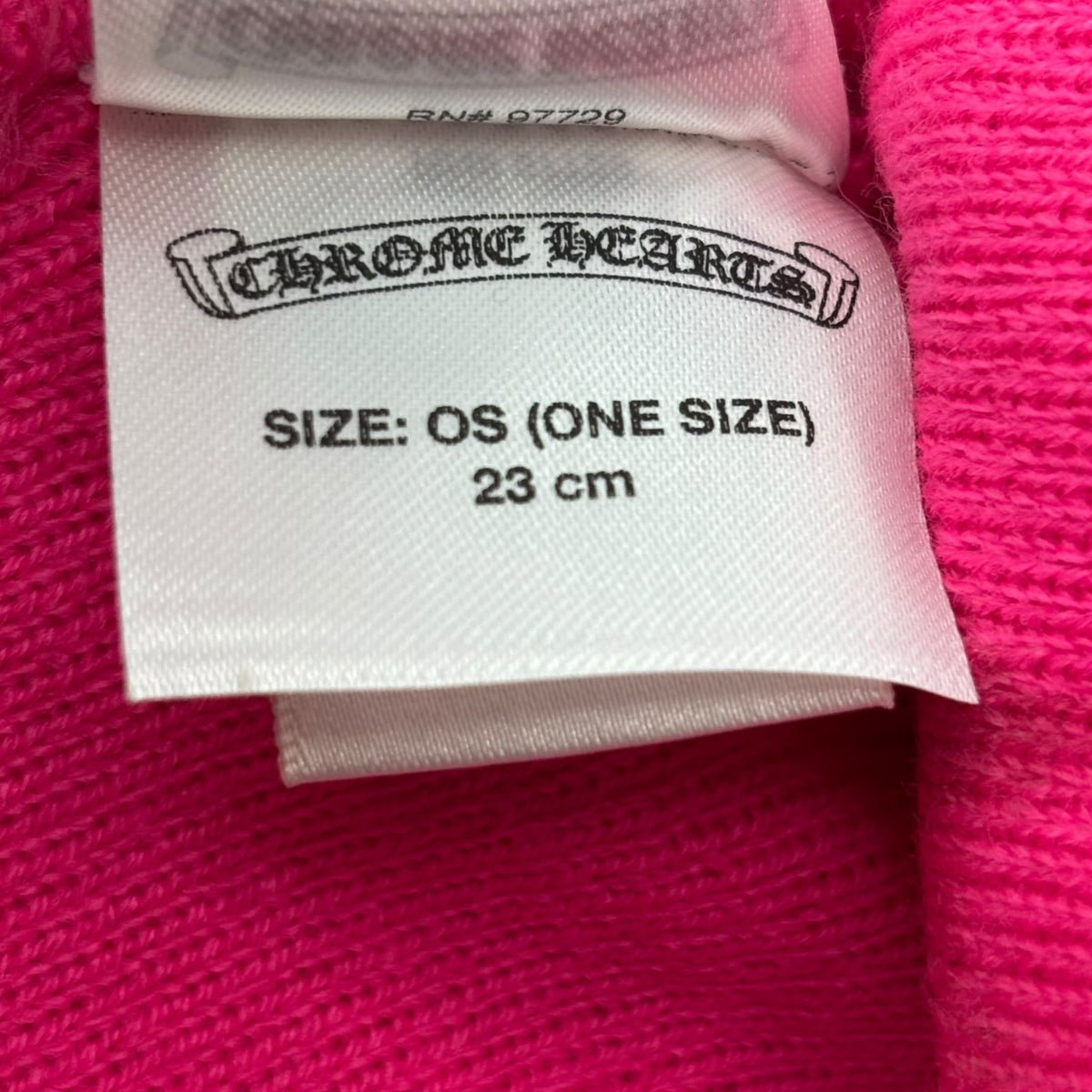 Chrome Hearts Logo Beanie Pink