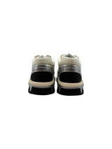 Chanel CC Logo Sneaker White Silver