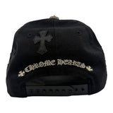 Chrome Hearts Cross Patch CH Baseball Hat Black Grey
