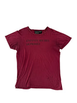 ERD Distressed Classic Logo Tee Red