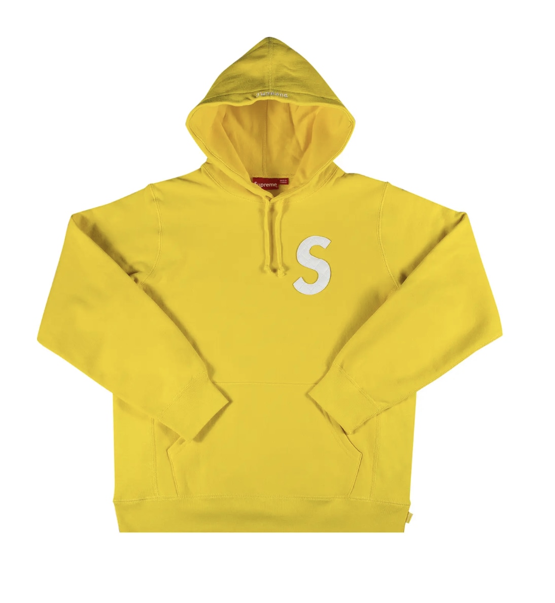 Supreme S Logo Hoodie Yellow