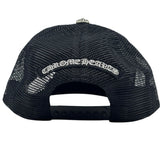 Chrome Hearts Pony Hair Cemetery Cross Patch Trucker Hat