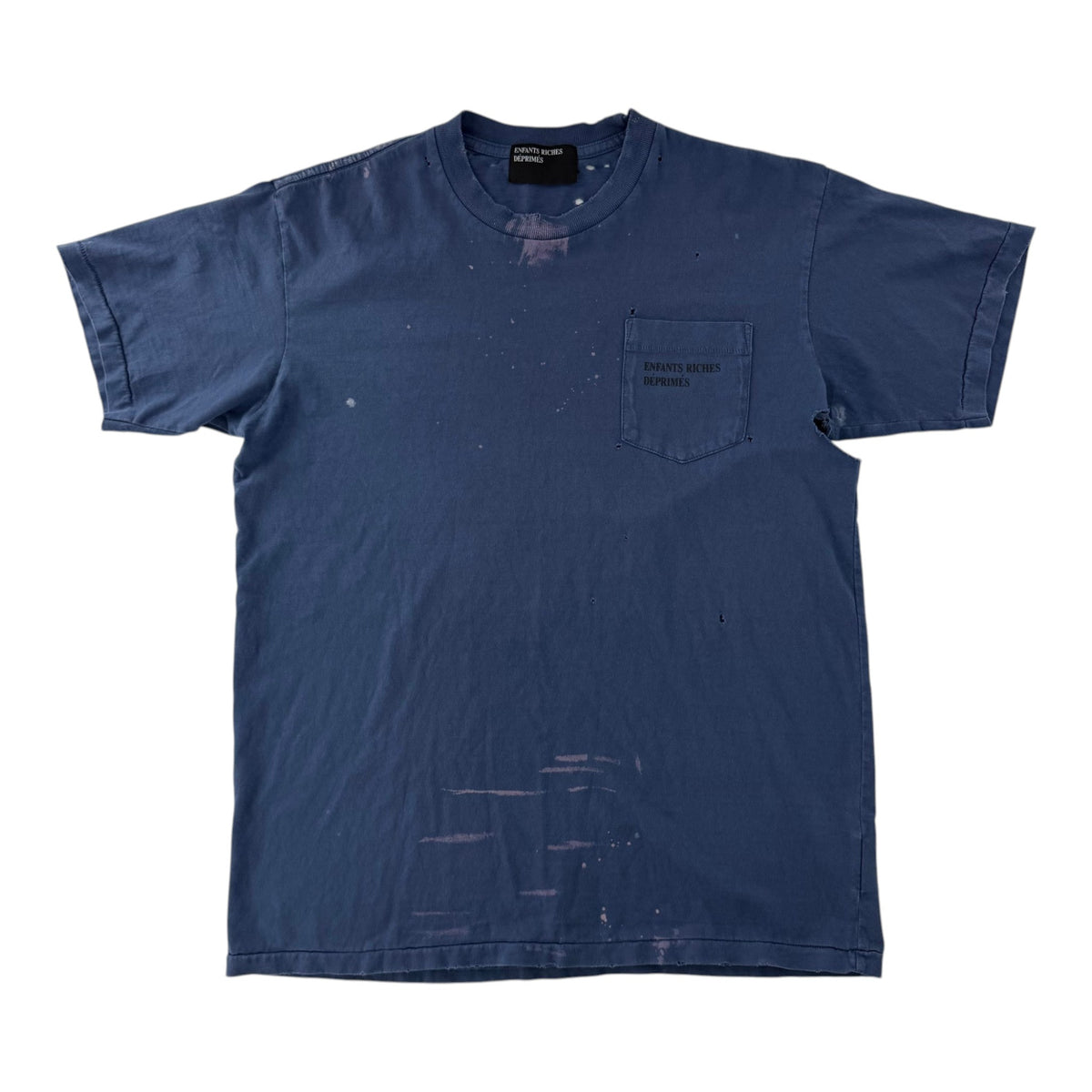 ERD Logo Pocket Tee Bleach Blue