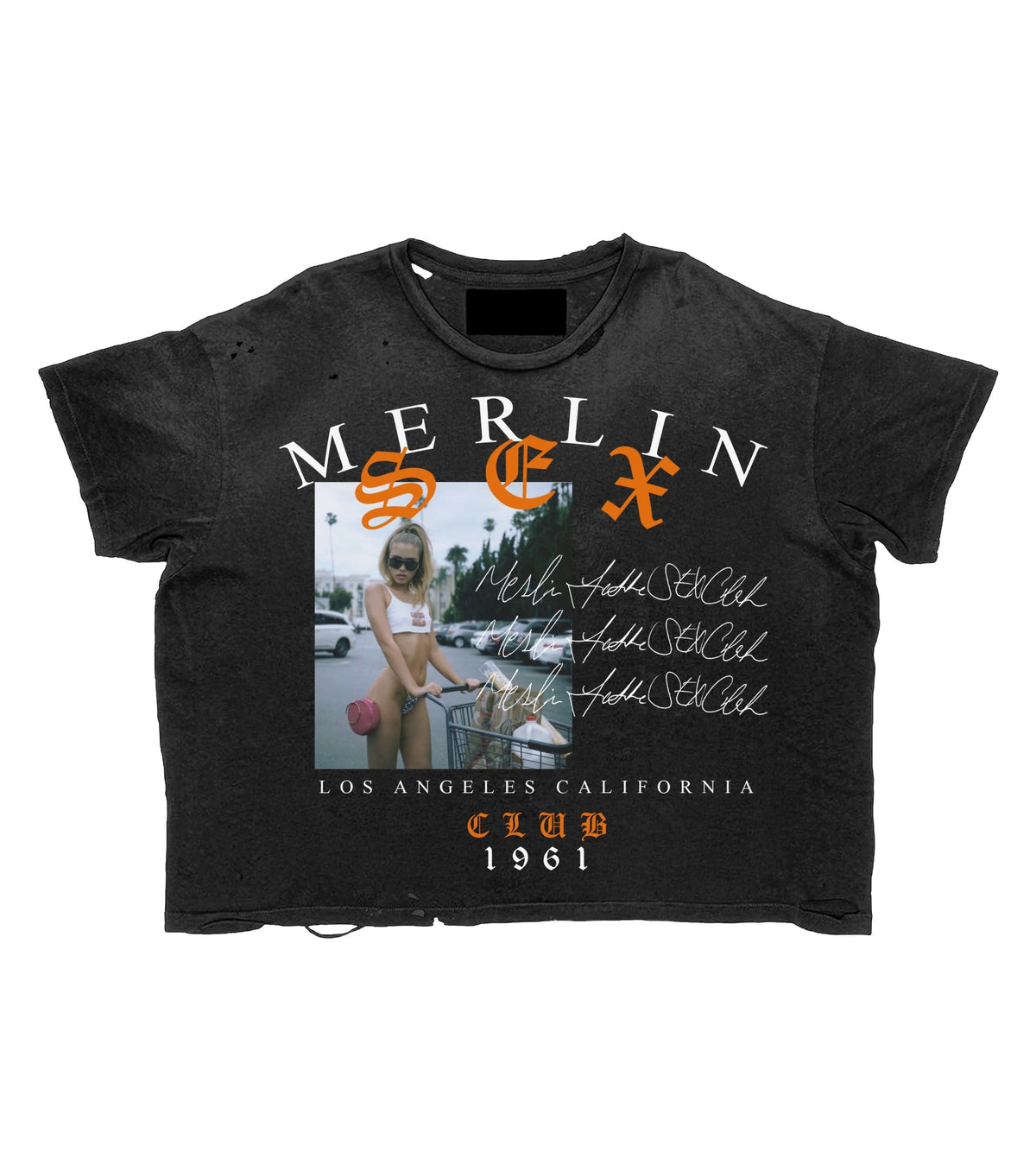 Merlin Sex Club Tee Black