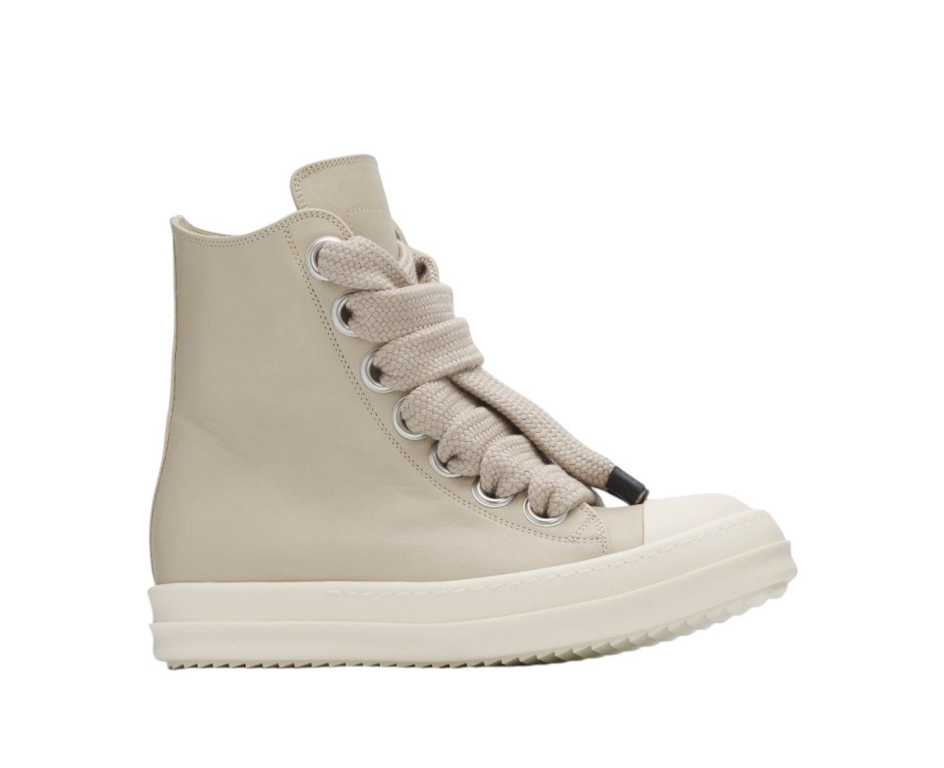 Rick Owen Jumbo Lace Ramones Parchment