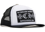 Chrome Hearts CH Hollywood Trucker Hat Black/White