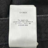 Louis Vuitton Monogram Denim Pants Black