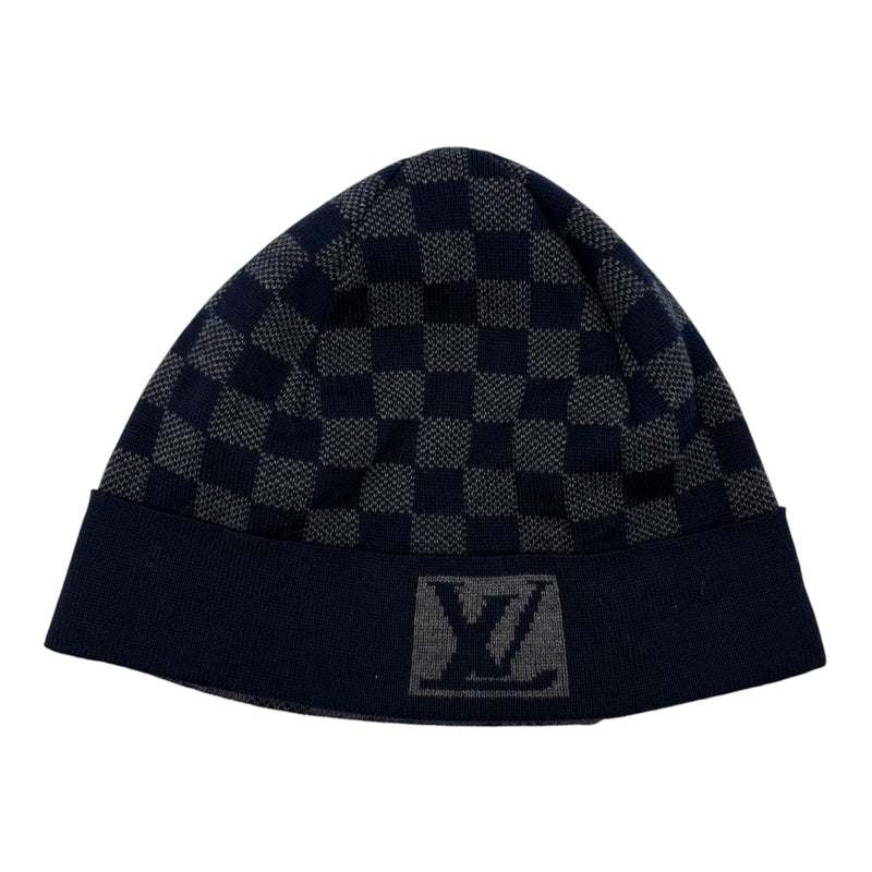Louis Vuitton Damier Initiales Beanie Black