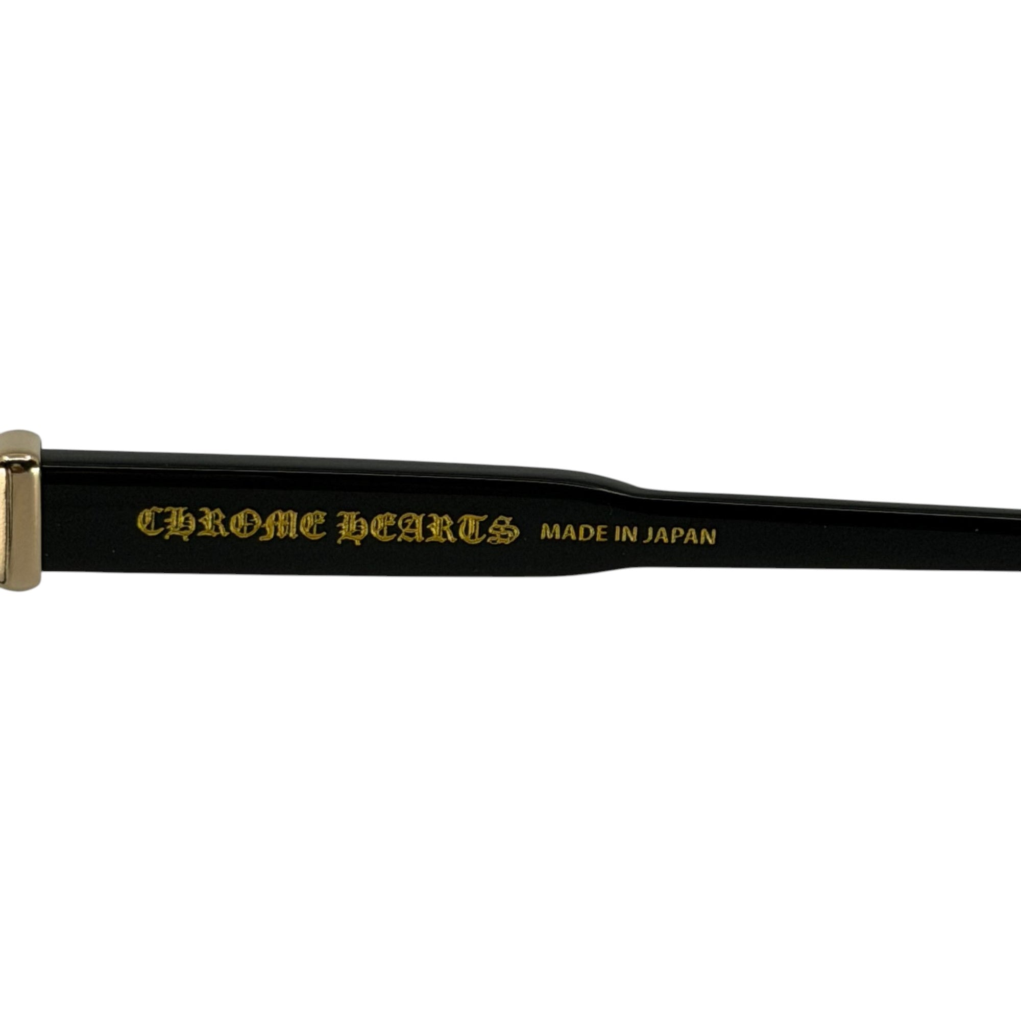 Chrome Hearts Cox Ucker Glasses Black Gold