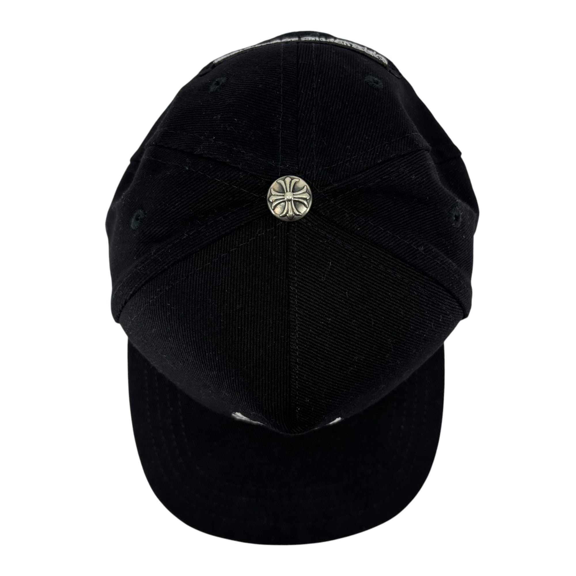 Chrome Hearts Dagger Denim Baseball Hat Black White