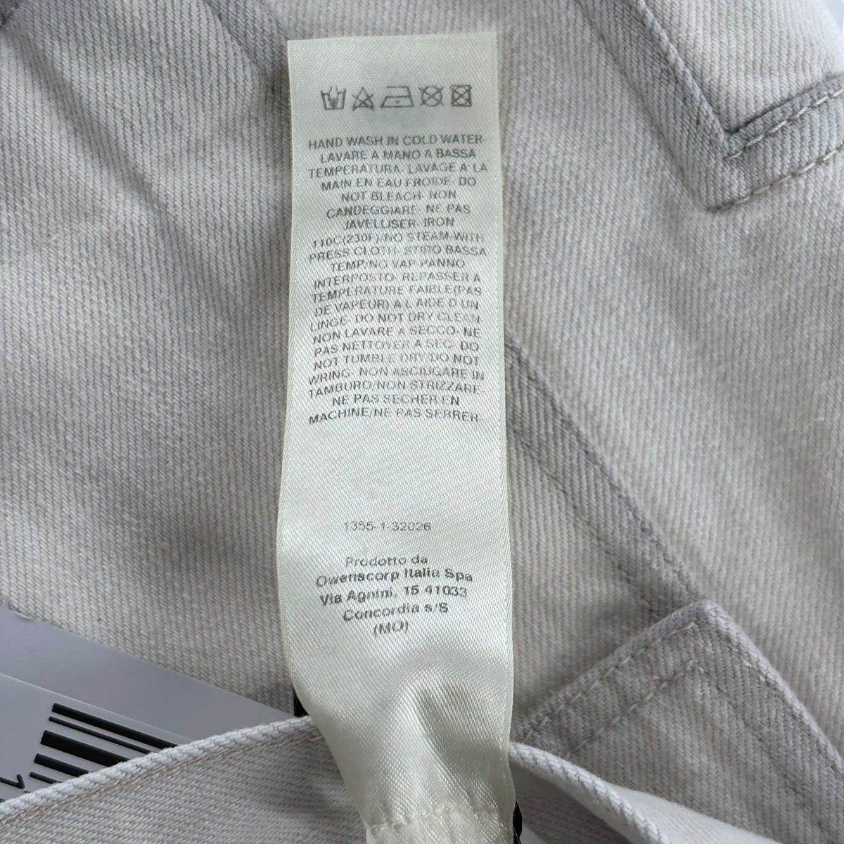 Rick Owens Bauhaus Shorts Milk Wash