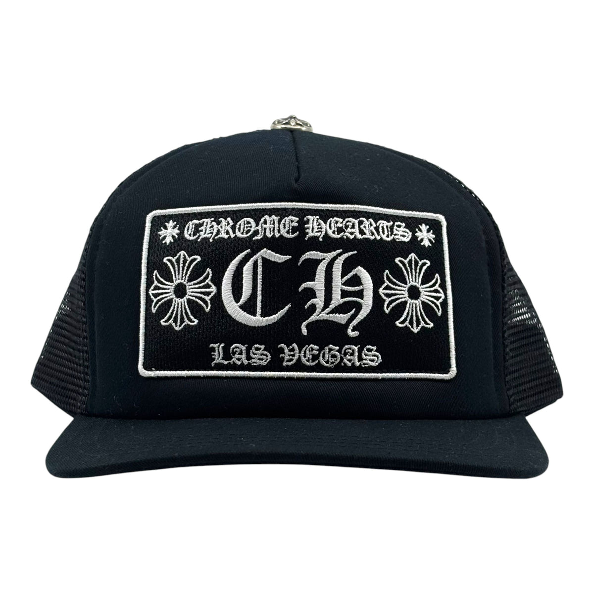 Chrome Hearts CH Las Vegas Trucker Hat Black/Black