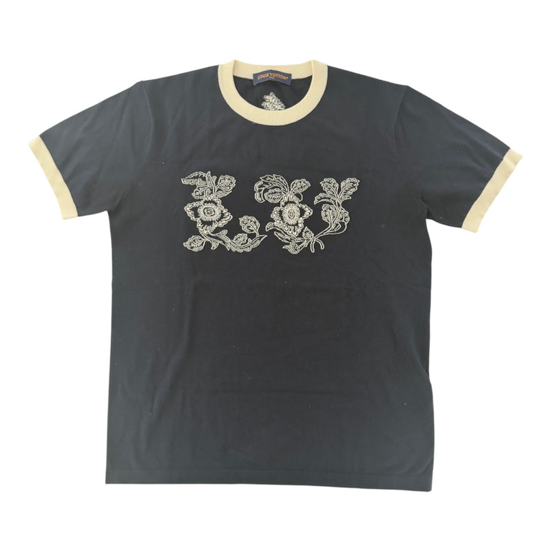 Louis Vuitton Floral Tee Navy