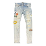 Amiri Travel Patch Repair Jeans