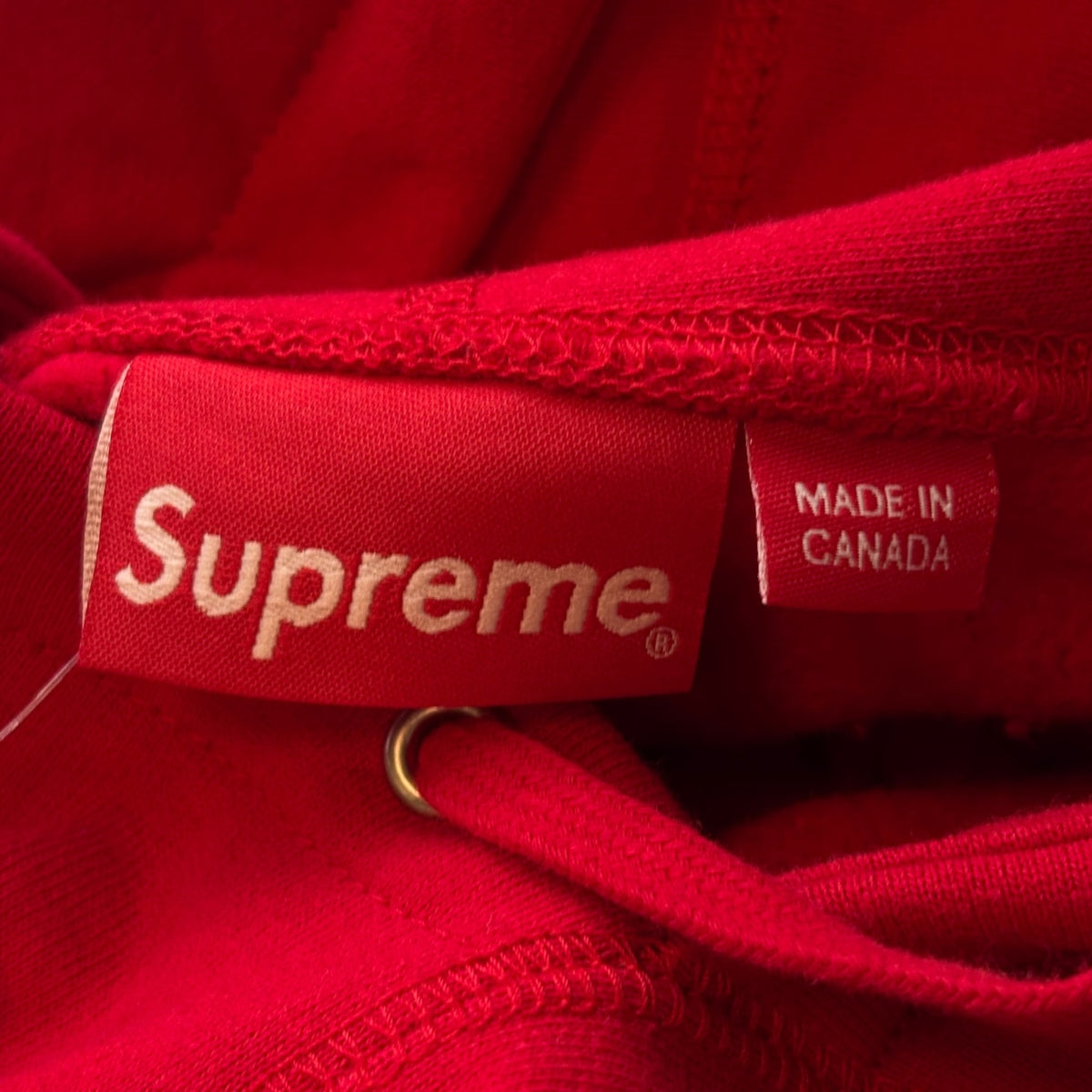Supreme Drop Shadow Hooded Sweatshirt Red