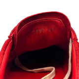 Rick Owens Temple Suede Vintage Low Sneaker Carnelian Milk
