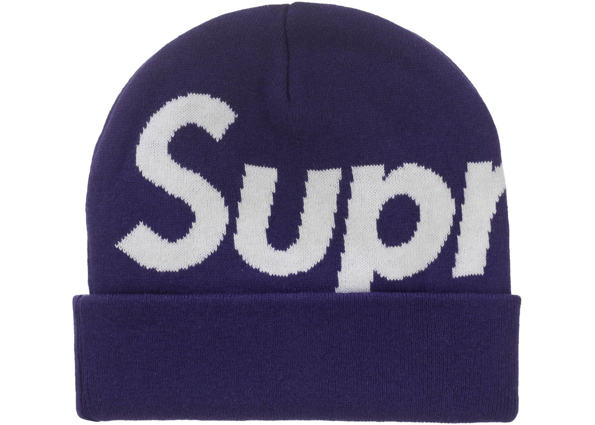 Supreme Big Logo Beanie (FW25) Purple