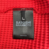 Satoshi Nakamoto Wings Long-Sleeve Red