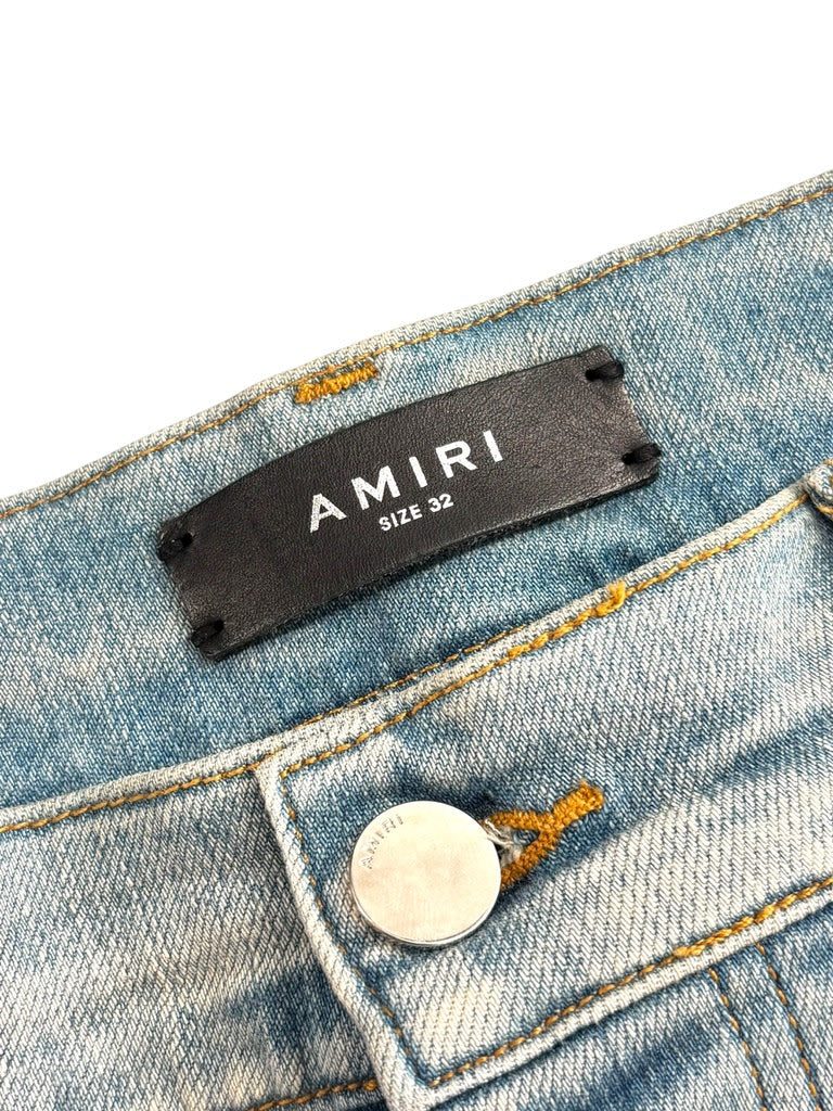Amiri Logo Patch Denim Lightwash